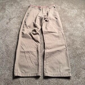 TAN RIPZONE "ZIG ZAG" HBT STRAIGHT LEG TROUSERS